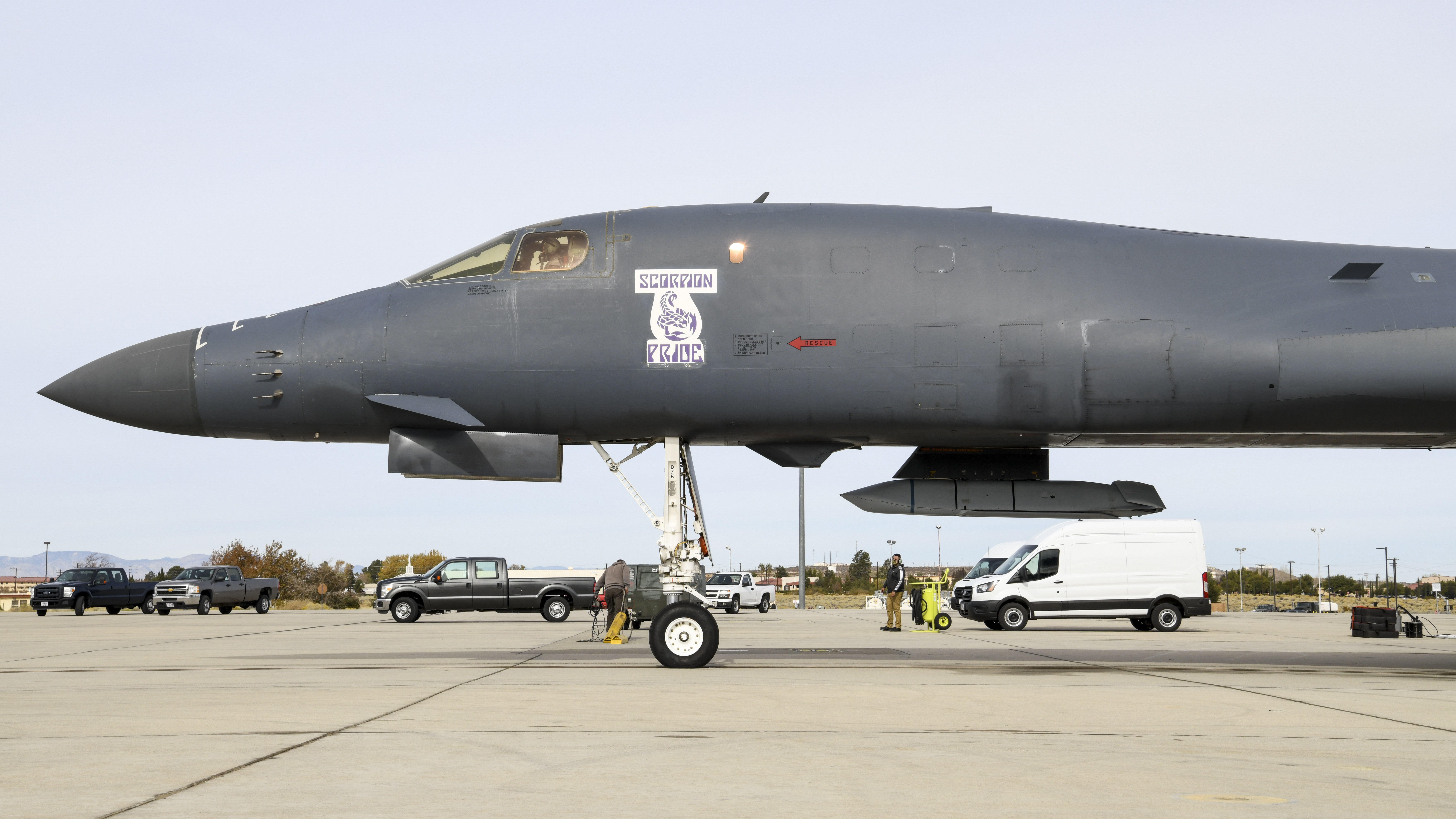 Global Power Bomber Ctf Conducts B 1b External Captive Carry Demonstration