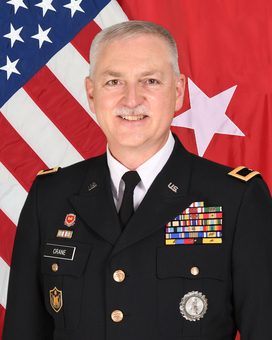 Official portrait of Brig. Gen. William E. Crane.