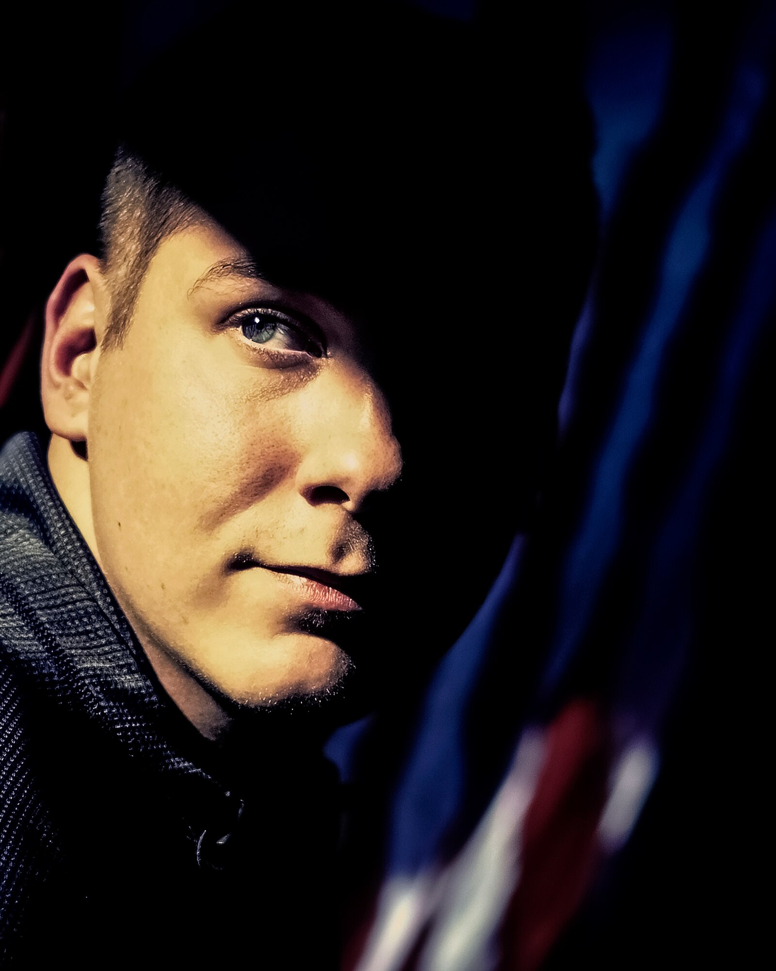 A creative photo of an Airman.