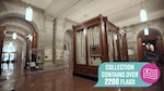 The Flag Room in the New York State Capitol in Albany, pictured in a virtual tour video, houses a collection of historic battle flags maintained by the New York State Division of Military and Naval Affairs.