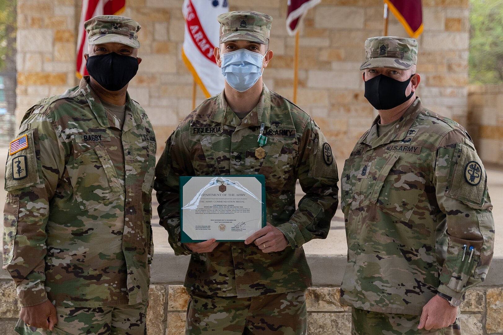 Spc. Pascal Anderson, Company C, Brooke Army Medical Center Troop Command, was named Soldier of the Year for the second year running. Anderson is a radiology specialist at BAMC.