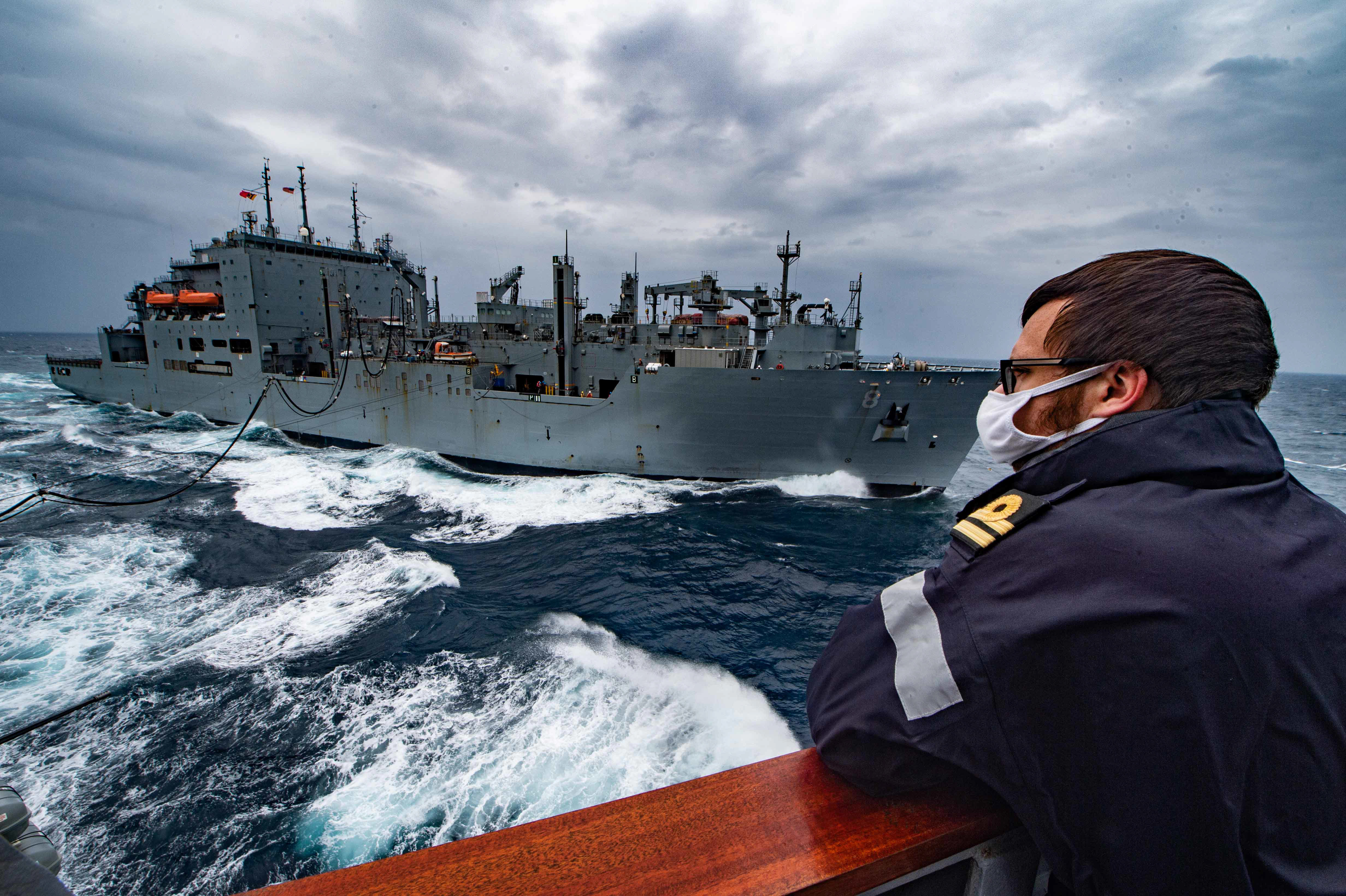 The USS Winston S. Churchill (DDG 81) operates in the Gulf of Aden.