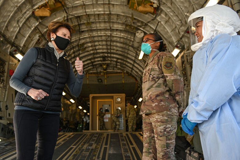 SecAF visits Travis AFB