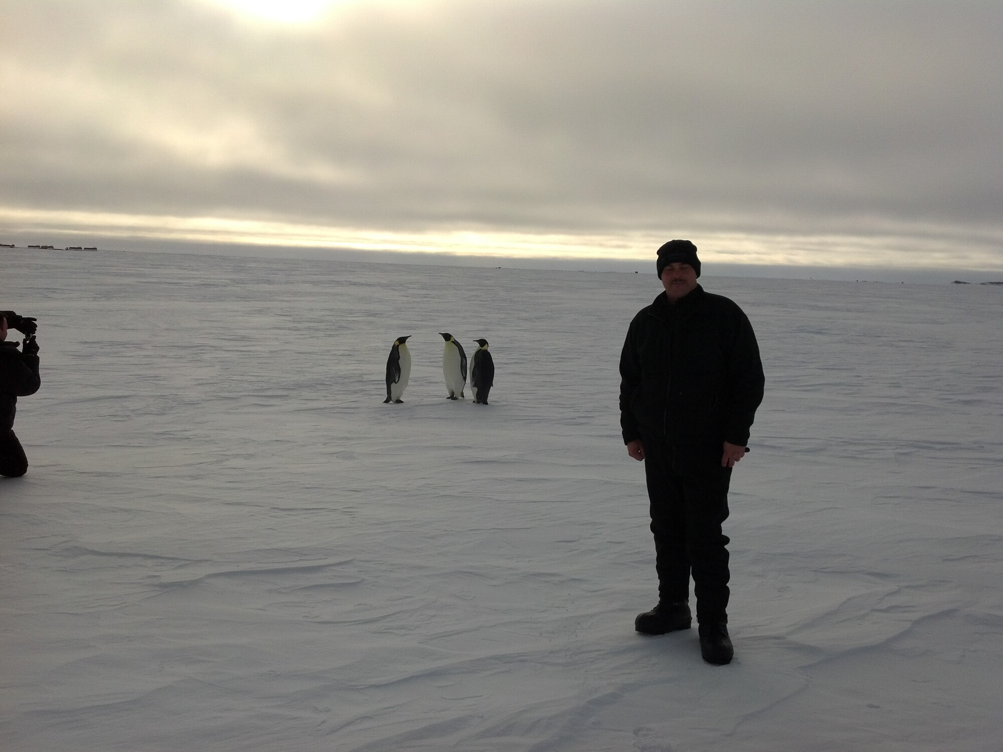 Senior Master Sgt. Mark A. Riekena has spent a total of 32 years in the United States Air Force and counts his Operation Deep Freeze (ODF) rotations as one of his top assignments. “I started flying ODF on the C-141 in the late 90’s then on the C-17’s for a total of 15 seasons,” Riekena said. “All of the rotations I’ve been a part of were great. There’s no other feeling like your first experience stepping onto the frozen surface. Seeing emperor penguins for the first time in 2011 was special as well.”