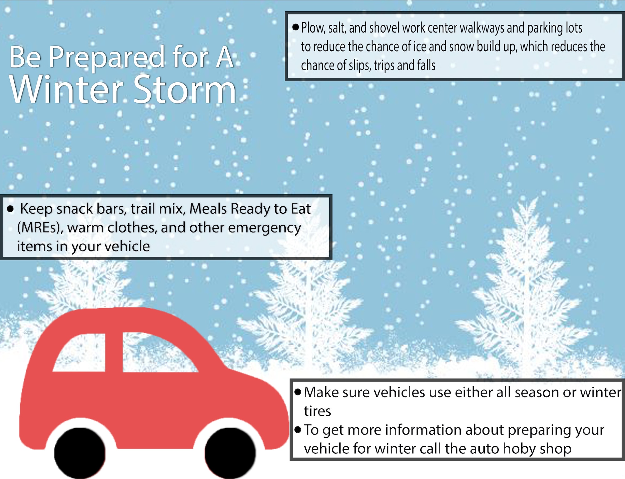 Be Prepared for Winter Storms