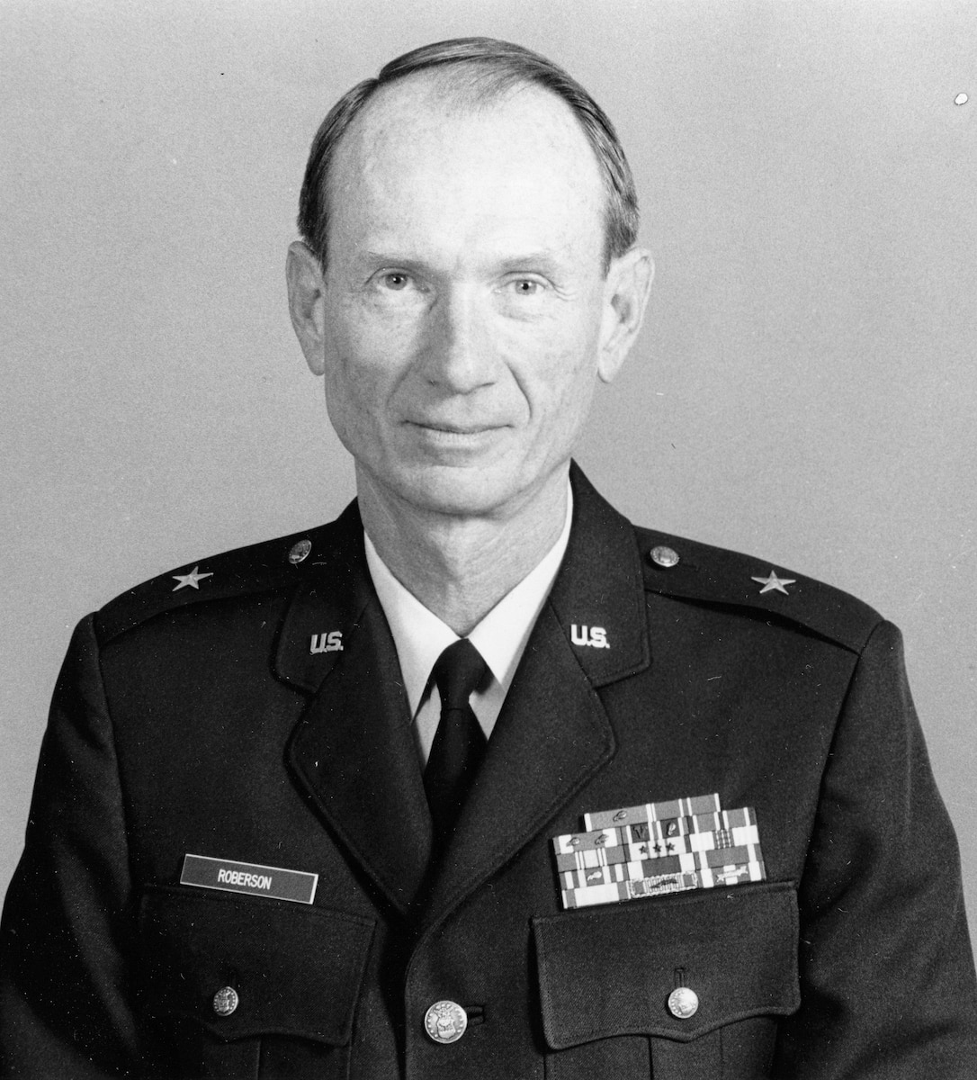 This is the official historical portrait of Brig. Gen. Paul L. Roberson.
