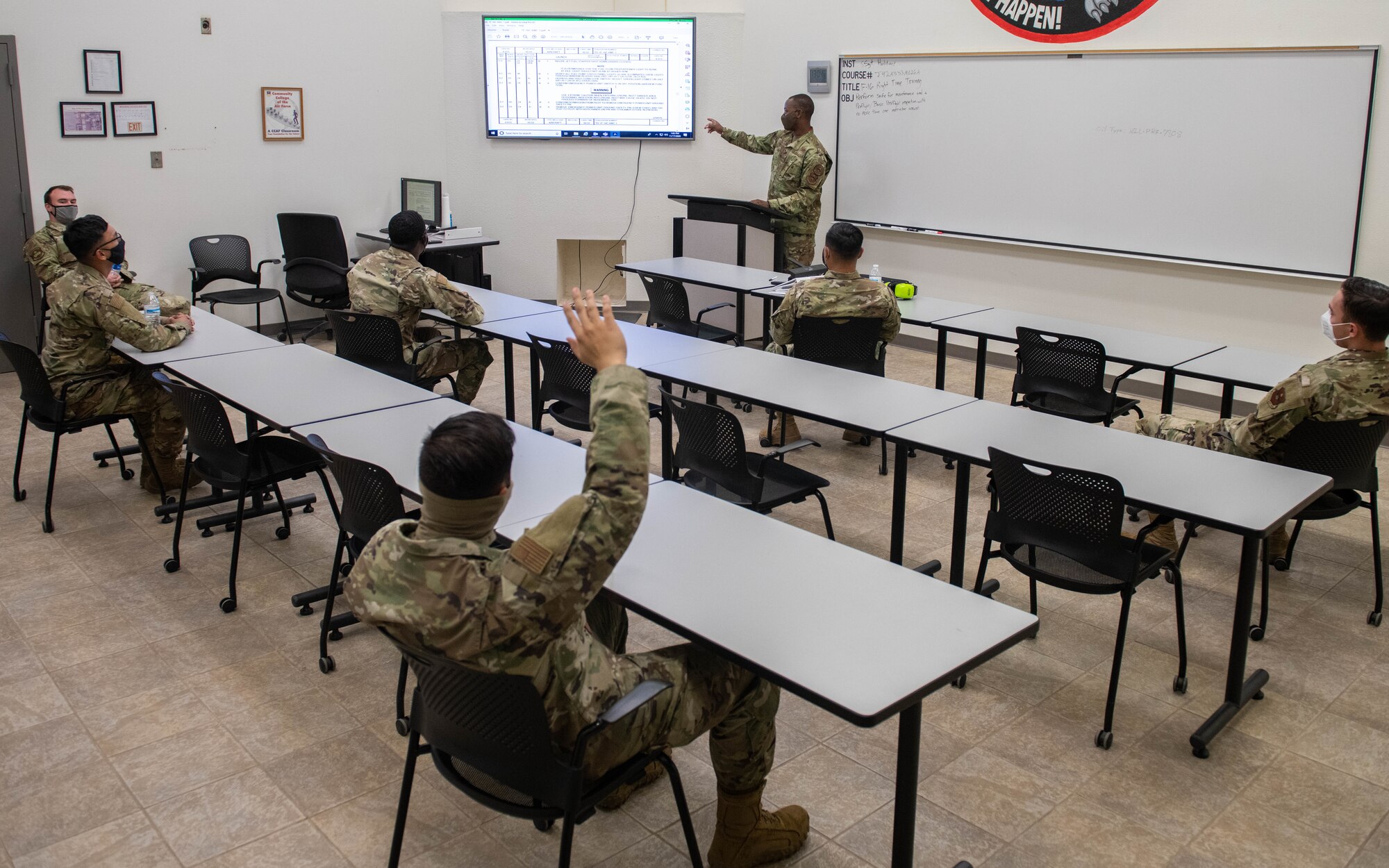 Detachment 12 teaches redesigned F-16 crew chief course; creates combat ready crew chiefs