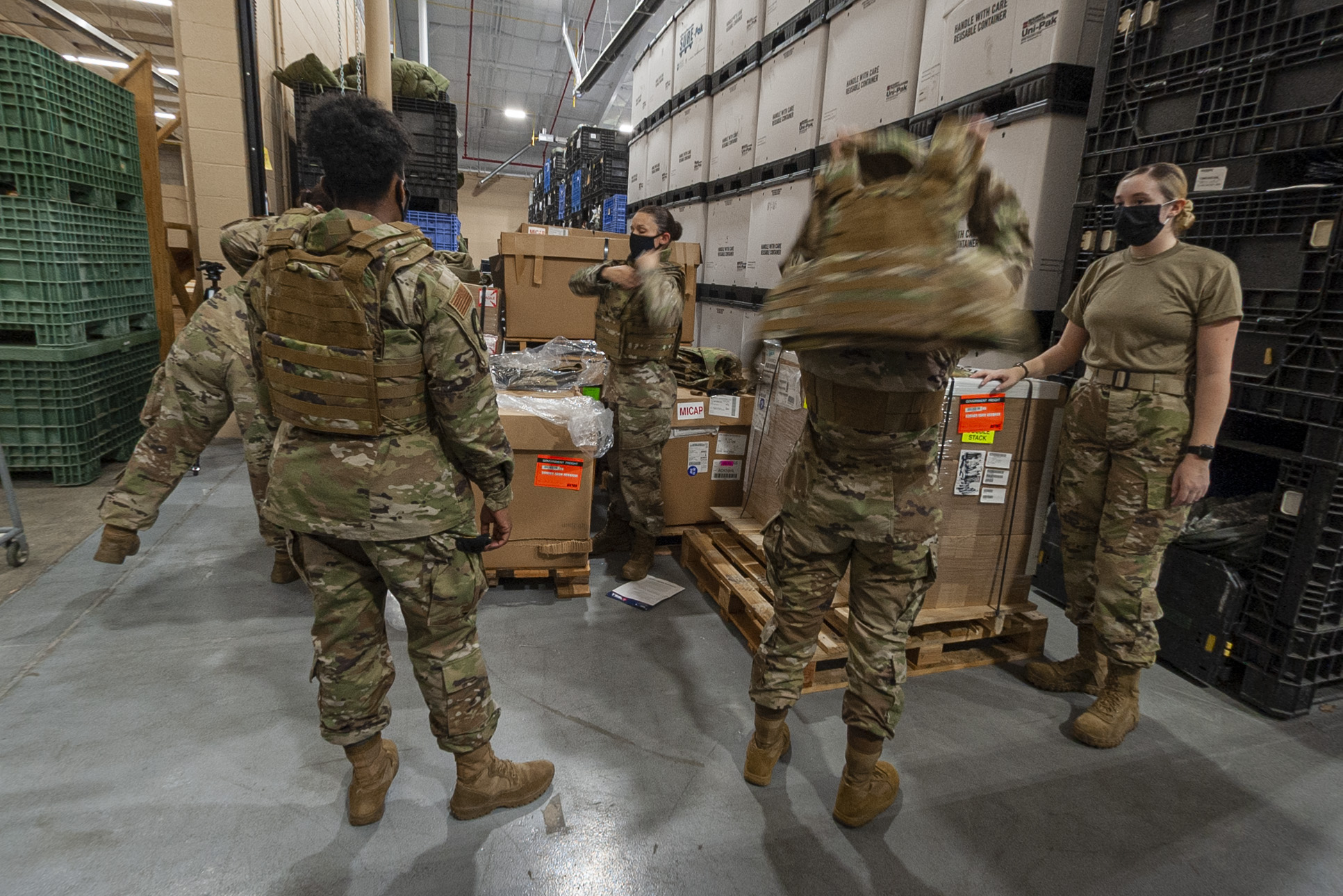 23d SFS receives AF’s first female body armor > Air Combat Command