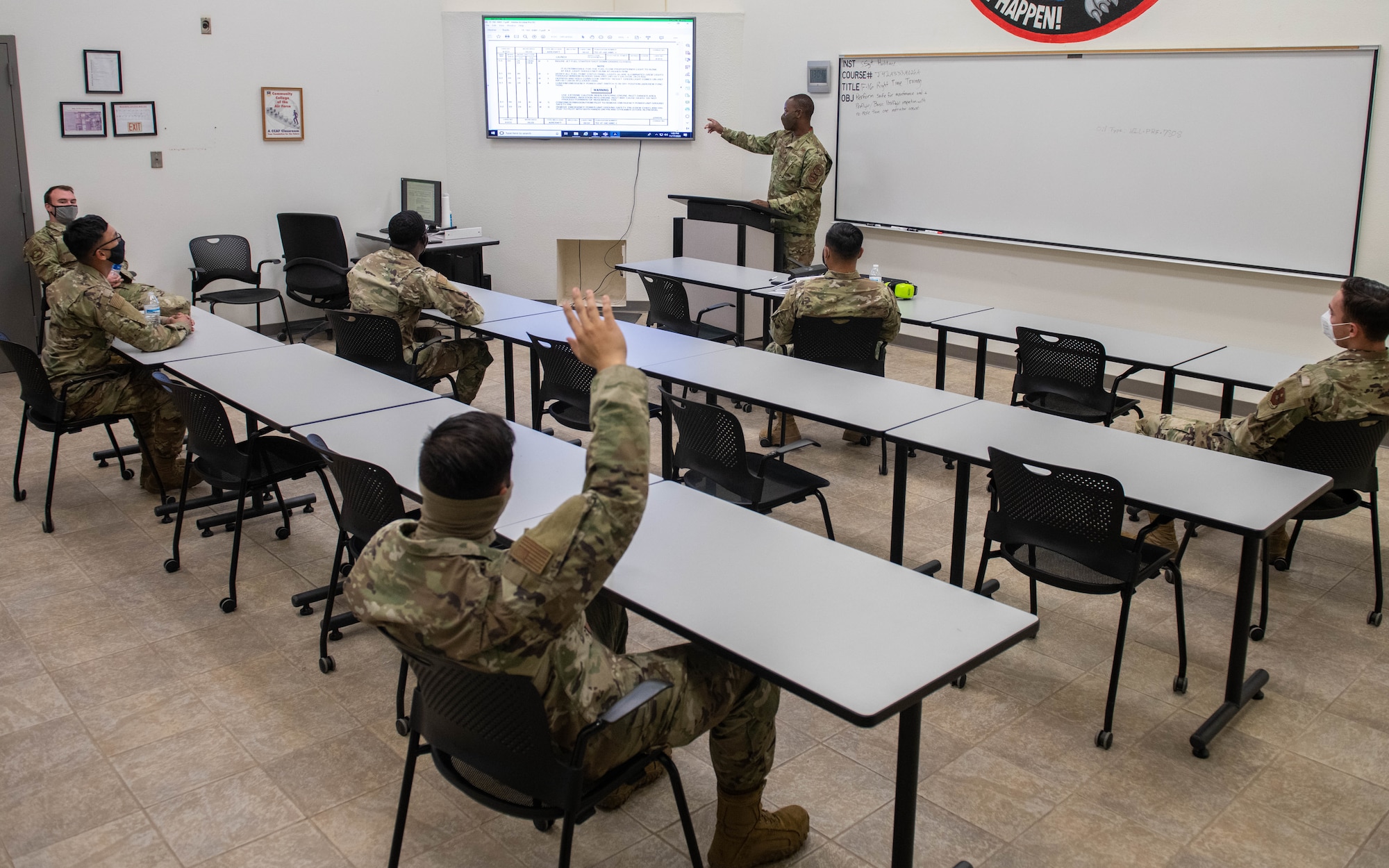 Detachment 12 teaches redesigned F-16 crew chief course; creates combat ready crew chiefs