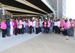 As a chairperson for the Norfolk Naval Shipyard Federal Women's Program, Alfreda "Frieda" McCray helped bring breast cancer awareness to the shipyard. She helped organized Pink Out Day, breast cancer awareness walks, and more.