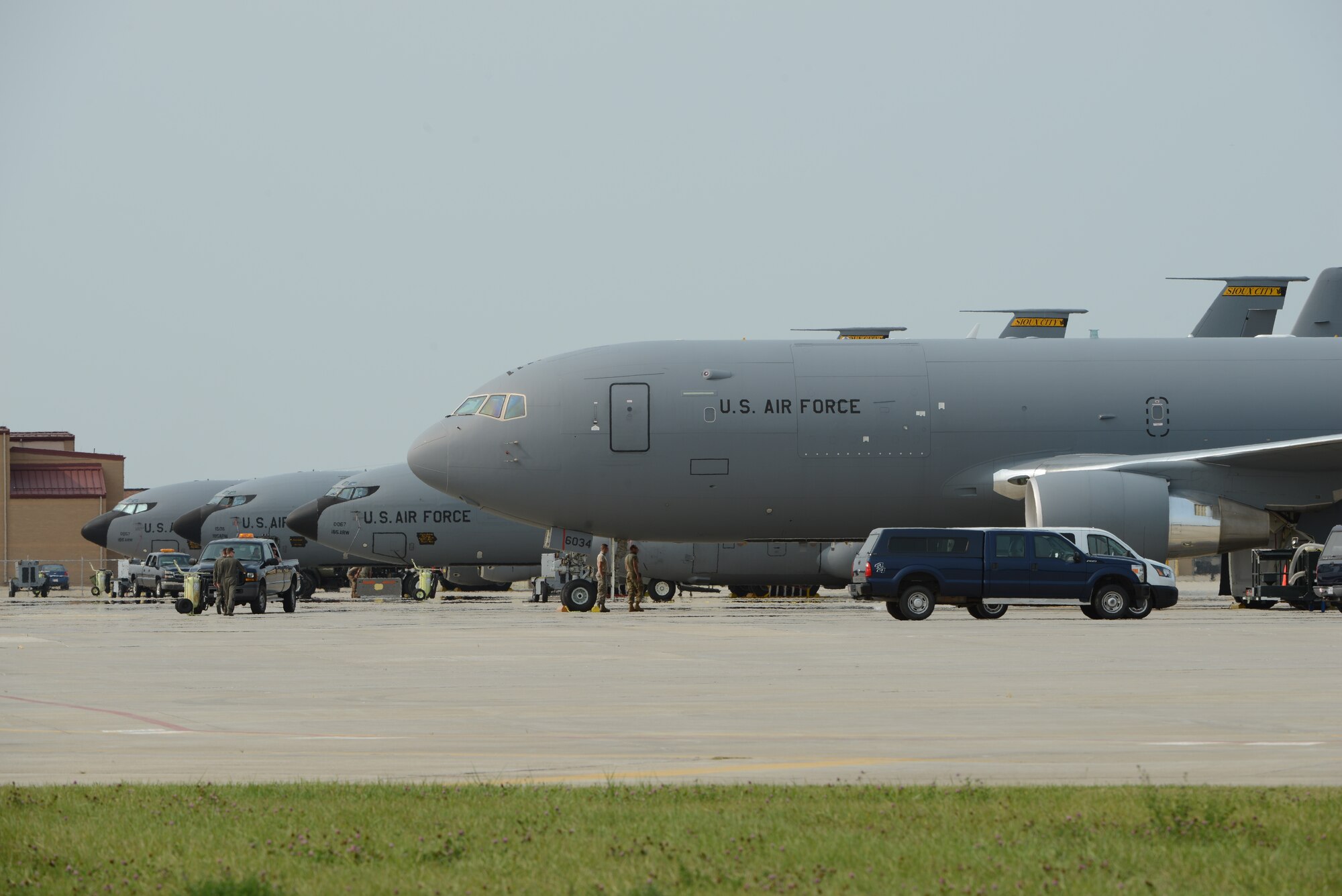 Air National Guard flight line in Sioux CIty on September 17, 2020.