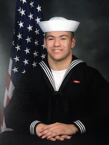 Seaman Diego Saenz from Kerrville is serving as an engineer aboard the USS Gridley, which is currently docked at Naval Station Everett, Washington state. He has been in the Navy since November 2018.