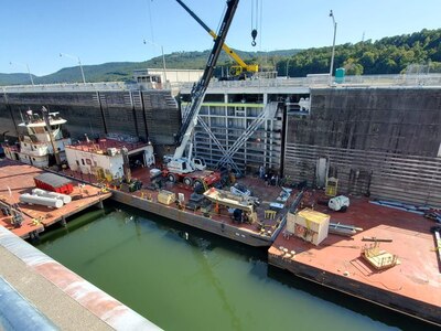 U.S. Army Corps of Engineers, Nashville District announced the Nickajack Lock at Tennessee River mile 424.7 in Jasper, Tennessee, is closed Sept. 15 through 6 p.m. Oct. 5, 2020. The lock will then undergo intermittent closures between 6 a.m. and 4 p.m. daily Oct. 6-13, 2020. It will resume normal operations 4 p.m. Oct. 13, 2020. The lock closures allow maintenance personnel to perform repairs on the upper and lower lock gates.