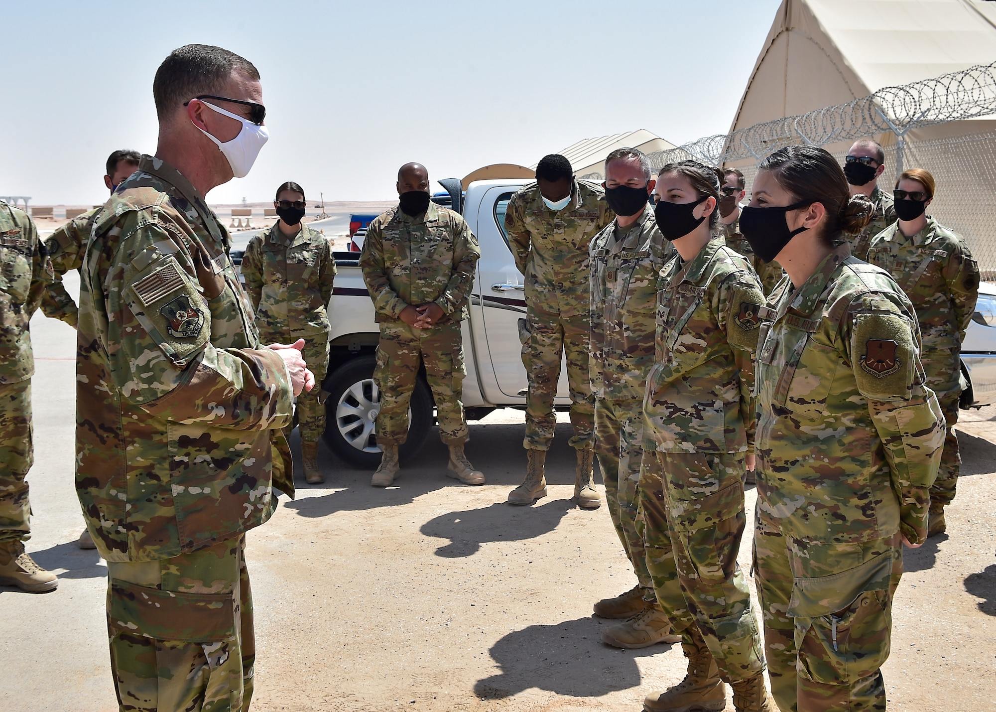 AFCENT commander visits Prince Sultan Air Base