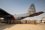 Maj. Gen. Ondra L. Berry, adjutant general for Nevada, visited Airmen assigned to the 152nd Airlift Wing performing MAFFS missions supporting California firefighters at Sacramento McClellan Airport, California Aug. 31, 2020.  Berry was accompanied by leadership from the Nevada Air National Guard and Nevada Army National Guard.