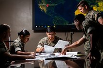 Lance Cpl. Tristan K. Samples, an intelligence specialist with 2nd Intelligence Battalion, II Marine Expeditionary Force Information Group, poses for a photo on Camp Lejeune, N.C., October, 1, 2020. “Make a decision and suffer the consequences,” said Samples, a Tampa, Fla., native. According to his leadership, Samples professionalism and knowledge far exceed his peers, so much so that he is one of the subject matter experts supervising the intel watch floor. (U.S. Marine Corps photo by Lance Cpl. Armando Elizalde)