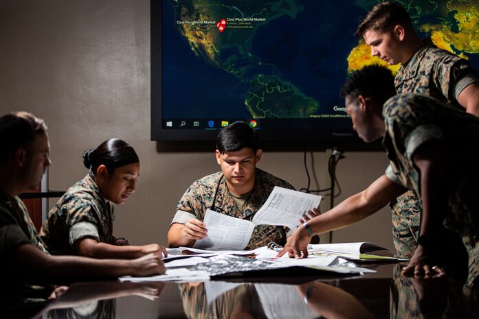 Lance Cpl. Tristan K. Samples, an intelligence specialist with 2nd Intelligence Battalion, II Marine Expeditionary Force Information Group, poses for a photo on Camp Lejeune, N.C., October, 1, 2020. “Make a decision and suffer the consequences,” said Samples, a Tampa, Fla., native. According to his leadership, Samples professionalism and knowledge far exceed his peers, so much so that he is one of the subject matter experts supervising the intel watch floor. (U.S. Marine Corps photo by Lance Cpl. Armando Elizalde)