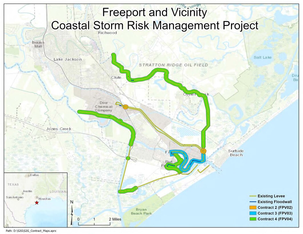 Freeport and Vicinity, Sabine to Galveston Pass