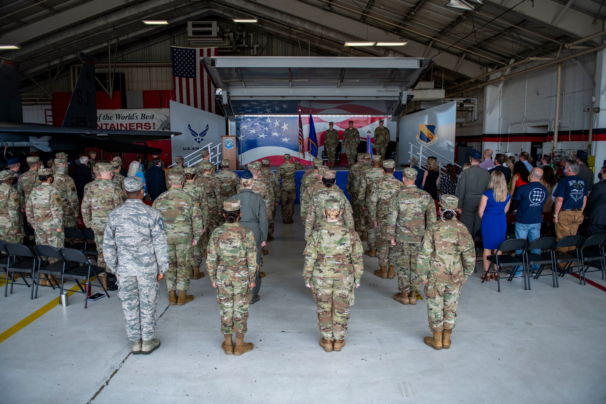 The 4th Operations Support Squadron held a change of command ceremony Oct. 2, 2020 at Seymour Johnson Air Force Base.