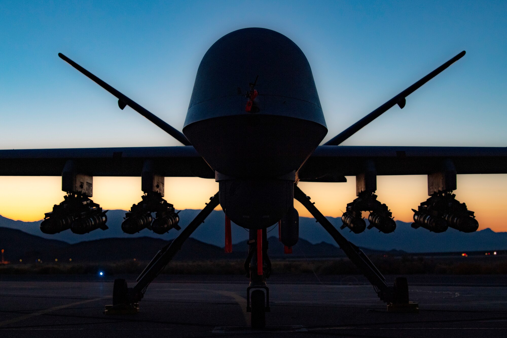 MQ-9 Reaper takes flight with 8 hellfire missiles