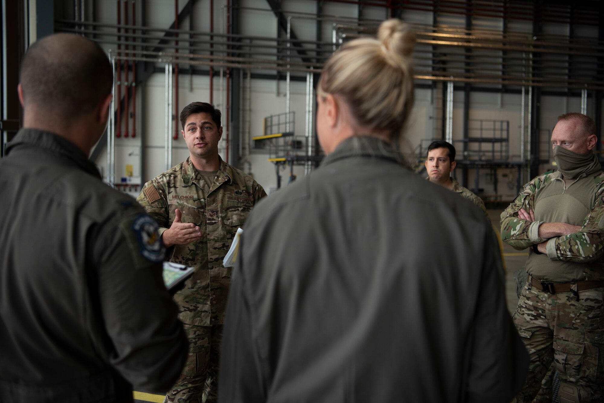 Briefs such as this keep everyone on the same page prior to a mission.