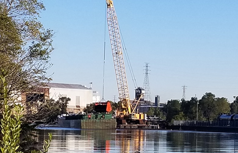 Indiana Harbor dredging, Oct. 5, 2020