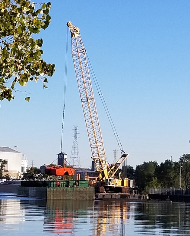 Indiana Harbor dredging, Oct. 5, 2020