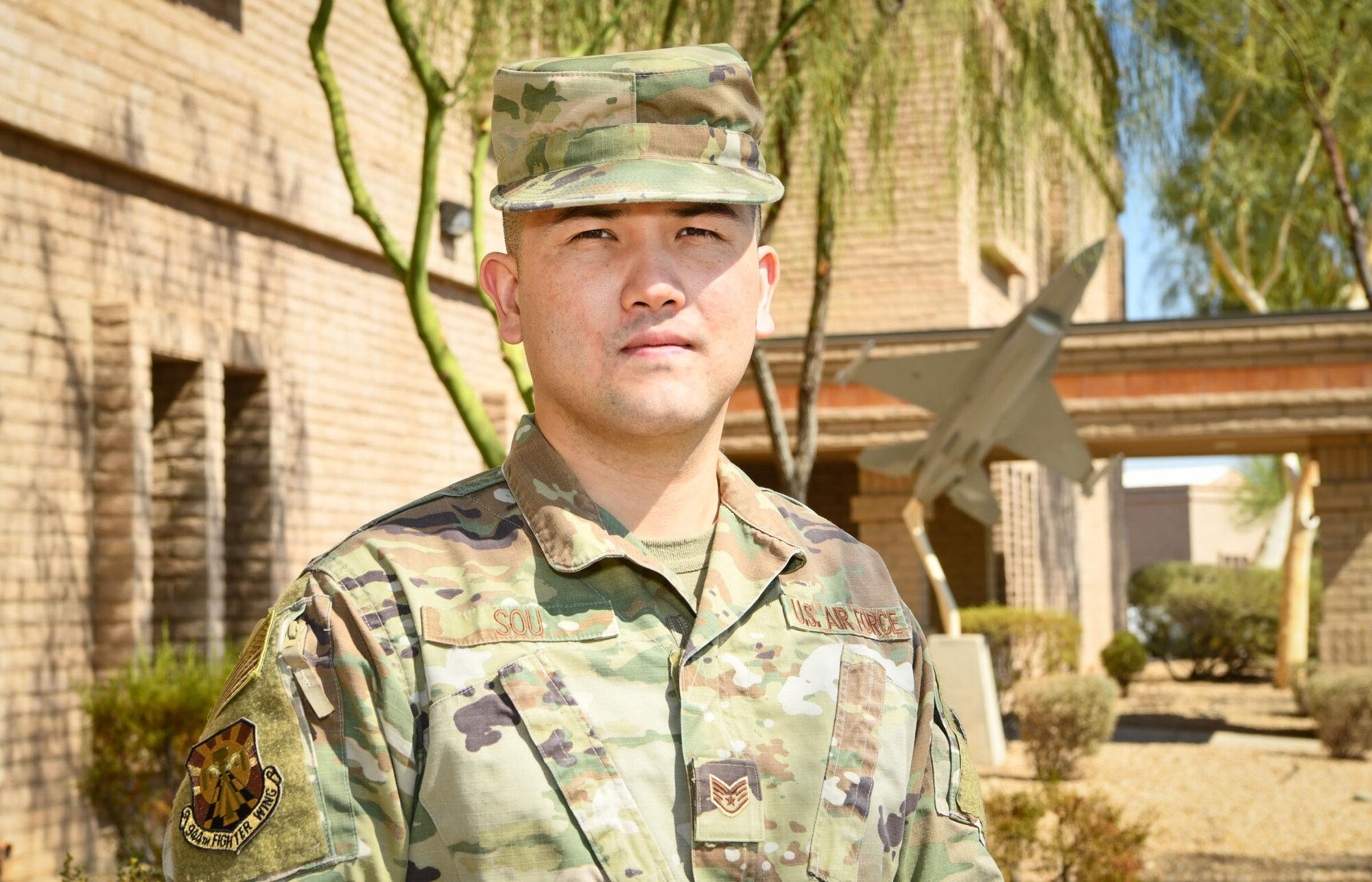 The October 944th Fighter Wing Warrior of the Month is Staff Sgt. Daniel Sou, 944th Fighter Wing Command Post senior emergency actions controller.