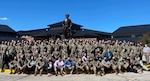 Students from the Master Resilience Training Level 1 course pose for a photo Sept. 25, 2020, at Ft. McCoy, Wisconsin. Six members of the West Virginia Army National Guard recently completed the course which teaches resiliency skills. (Courtesy photo)