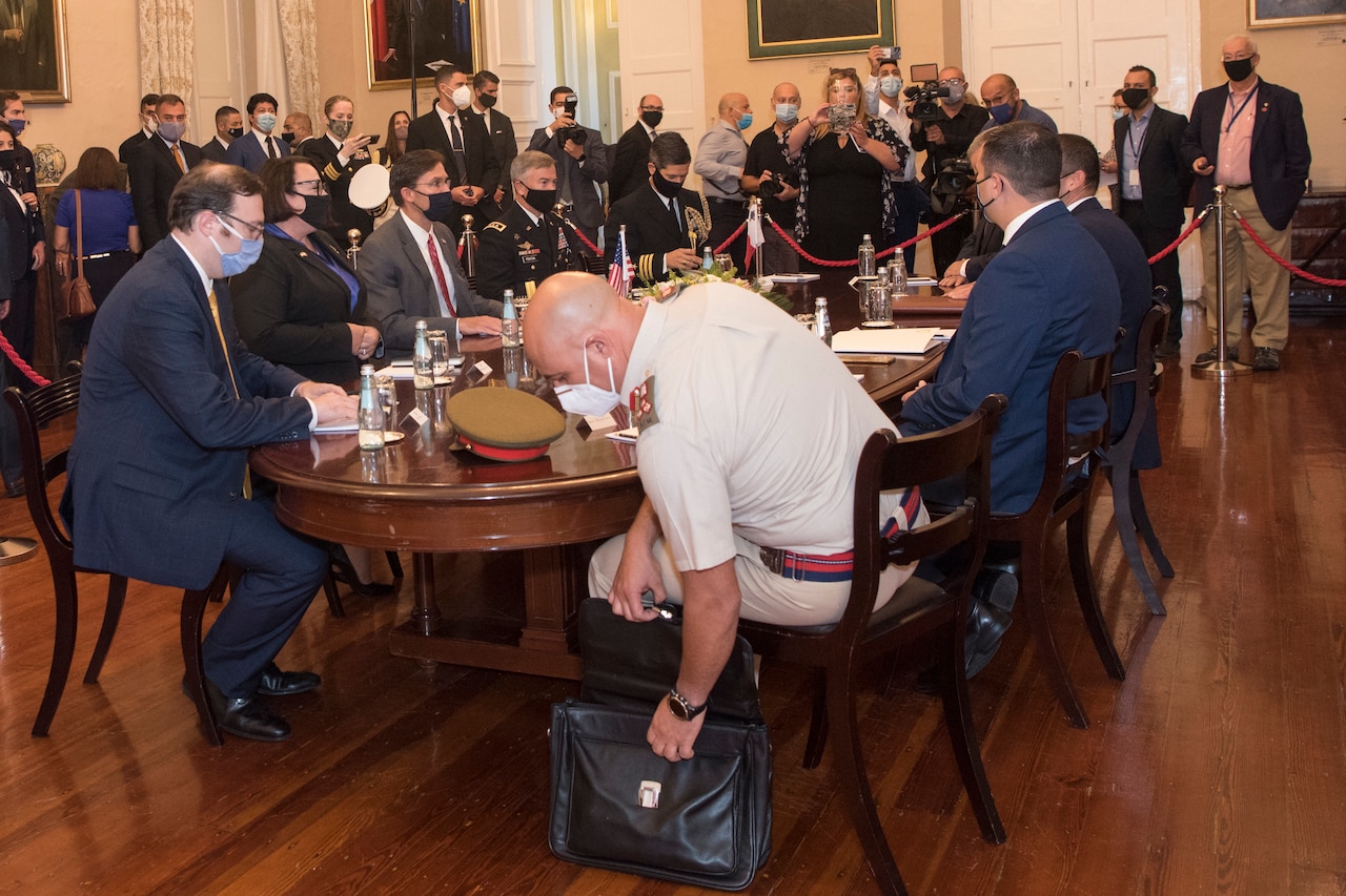 U.S., Maltese officials begin high-level meeting.