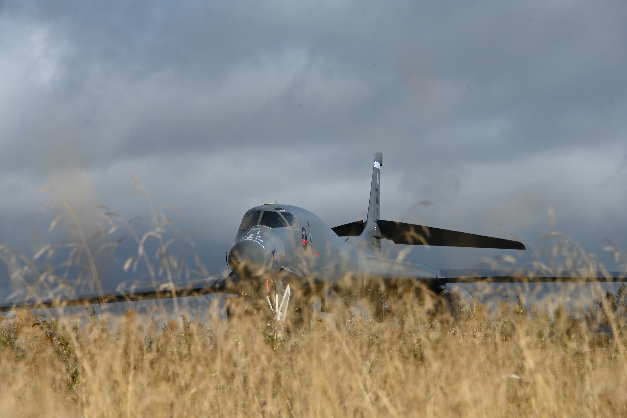 Photo of bomber on the flightline.