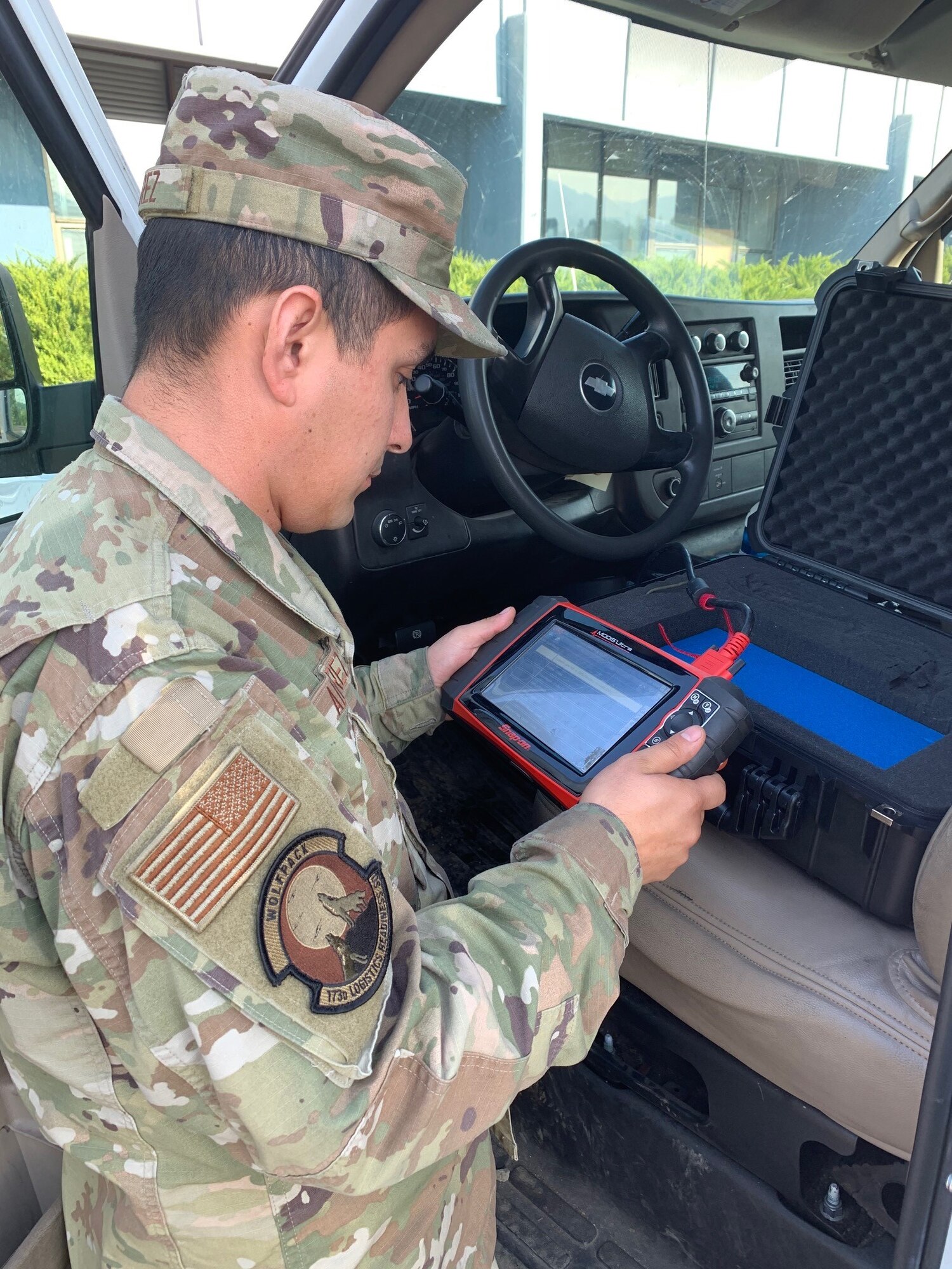 173rd FW Vehicle Maintenance