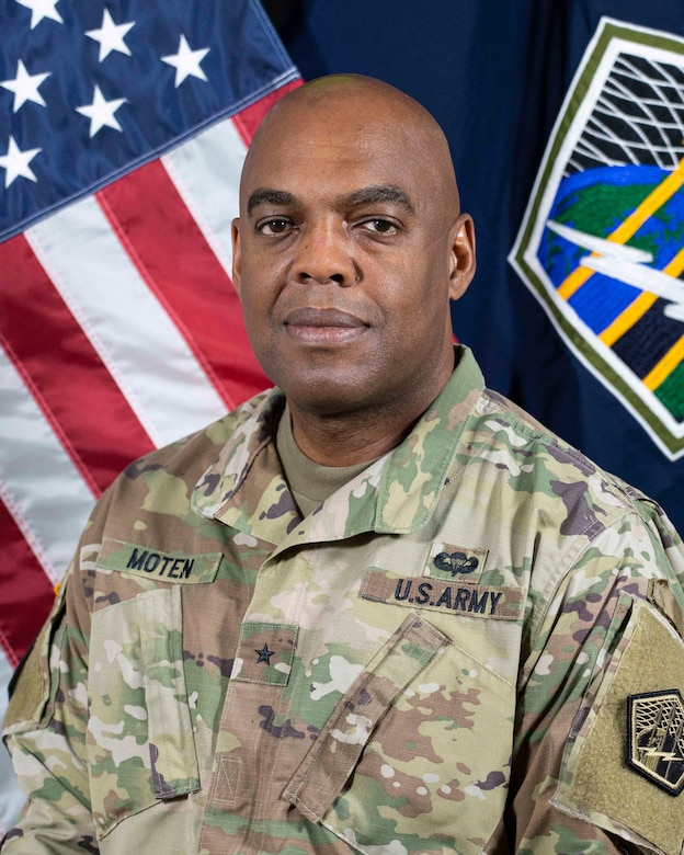 Brig. Gen. Dion Moten > U.S. Army Cyber Command > Leaders