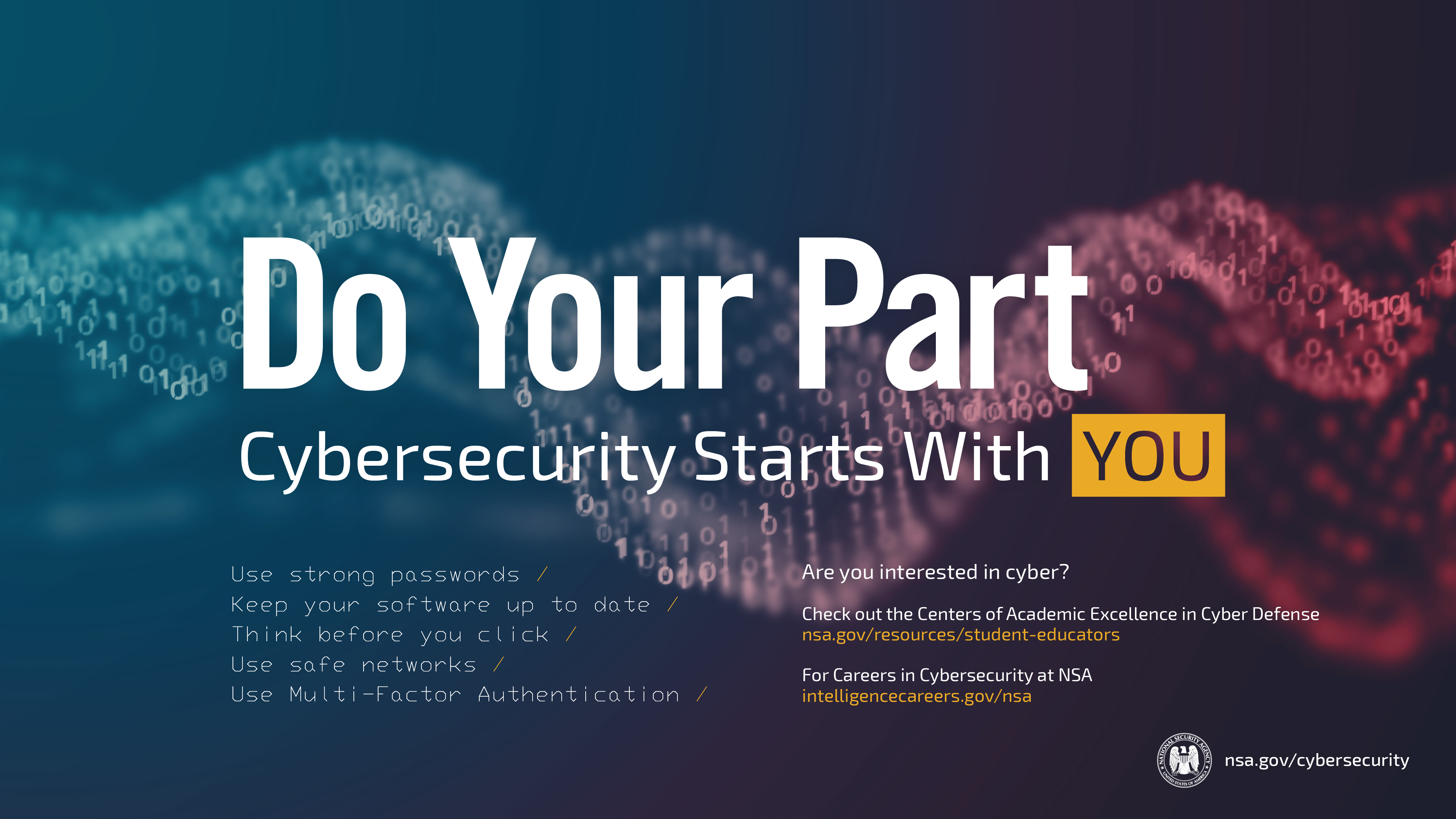 NSA Releases Cybersecurity Awareness Month Wallpapers for 2021 > National  Security Agency/Central Security Service > Article” style=”width:100%”><figcaption style=