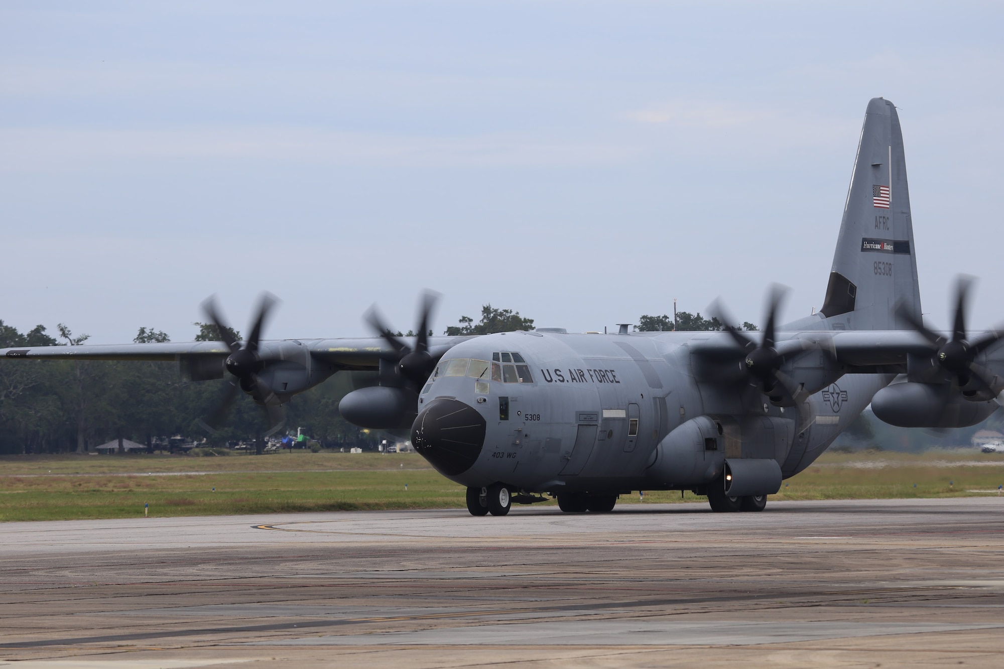 For the third time this year, the 403rd Wing will HurrEvac their aircraft, this time all remaining aircraft are heading to Joint Base San Antonio, Texas, but this time it was to get out of the path of Hurricane Delta. The Hurricane Hunters will continue to fly Delta to provide weather information to the National Hurricane Center, which greatly improves their intensity and track forecasts. (U.S. Air Force courtesy photo)