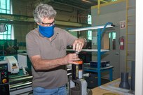 Sheet Metal Mechanic Kenny Kinstler is working on something new every day to make ideas a reality at America’s Shipyard. He takes a concept, from simple to complex, and develops prototypes to help make the job easier for the shipyard worker.