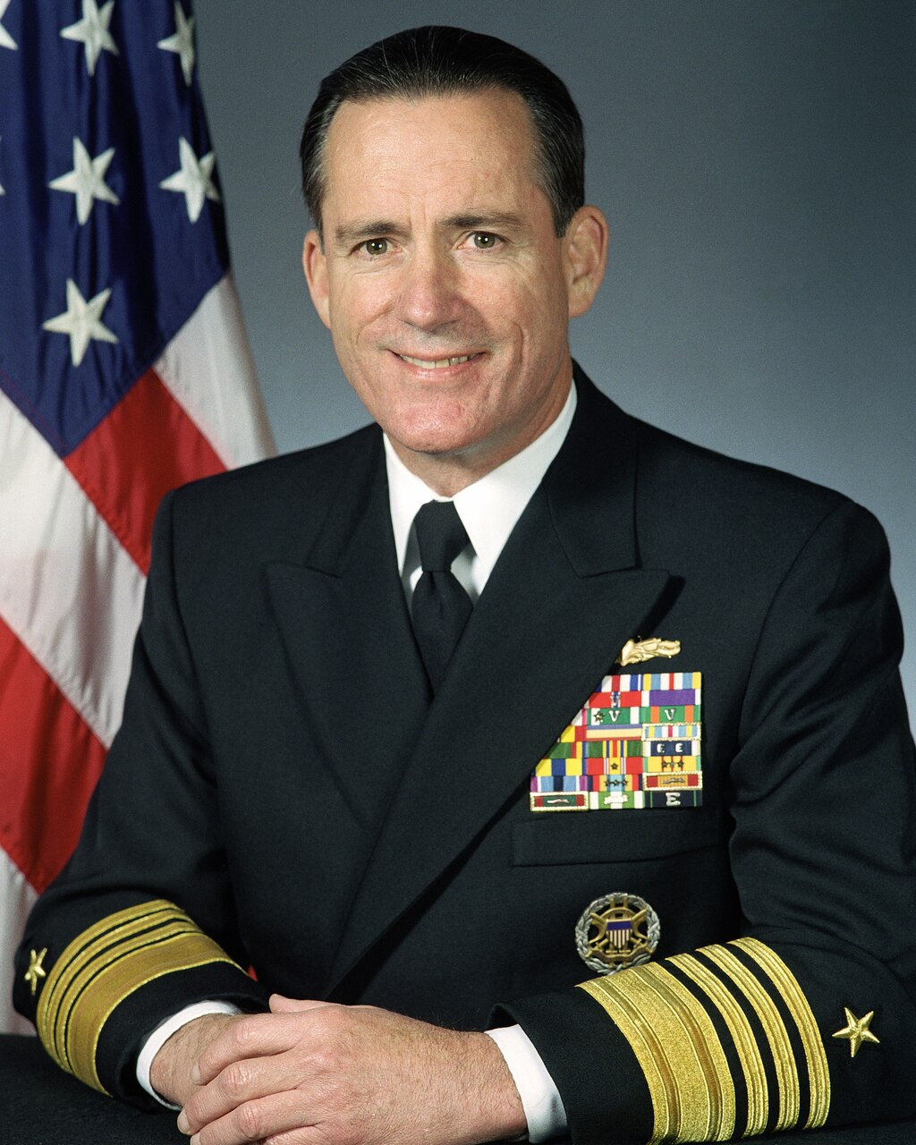 Official photo of Adm. Robert J. Natter