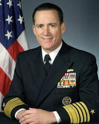 Official photo of Adm. Robert J. Natter
