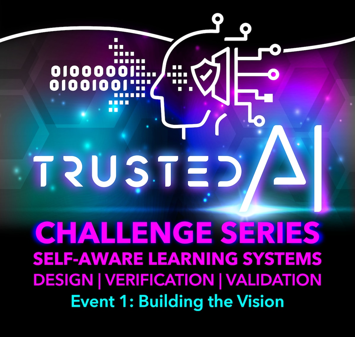 The Air Force Research Laboratory Information Directorate is teaming up with academia, industry and government agencies to ensure the trustworthiness of future Artificial Intelligence (AI) systems. Innovare Advancement Center, in partnership with AFRL, The State University of New York (SUNY), and supported by NYSTEC, Griffiss Institute (GI), National Security Innovation Network (NSIN), The Research Foundation for SUNY, and the Innovation Collective, will host a challenge series to “Build the Vision - Formalize Challenges - Advance the Art” of next generation AI systems. (Courtesy Graphic)