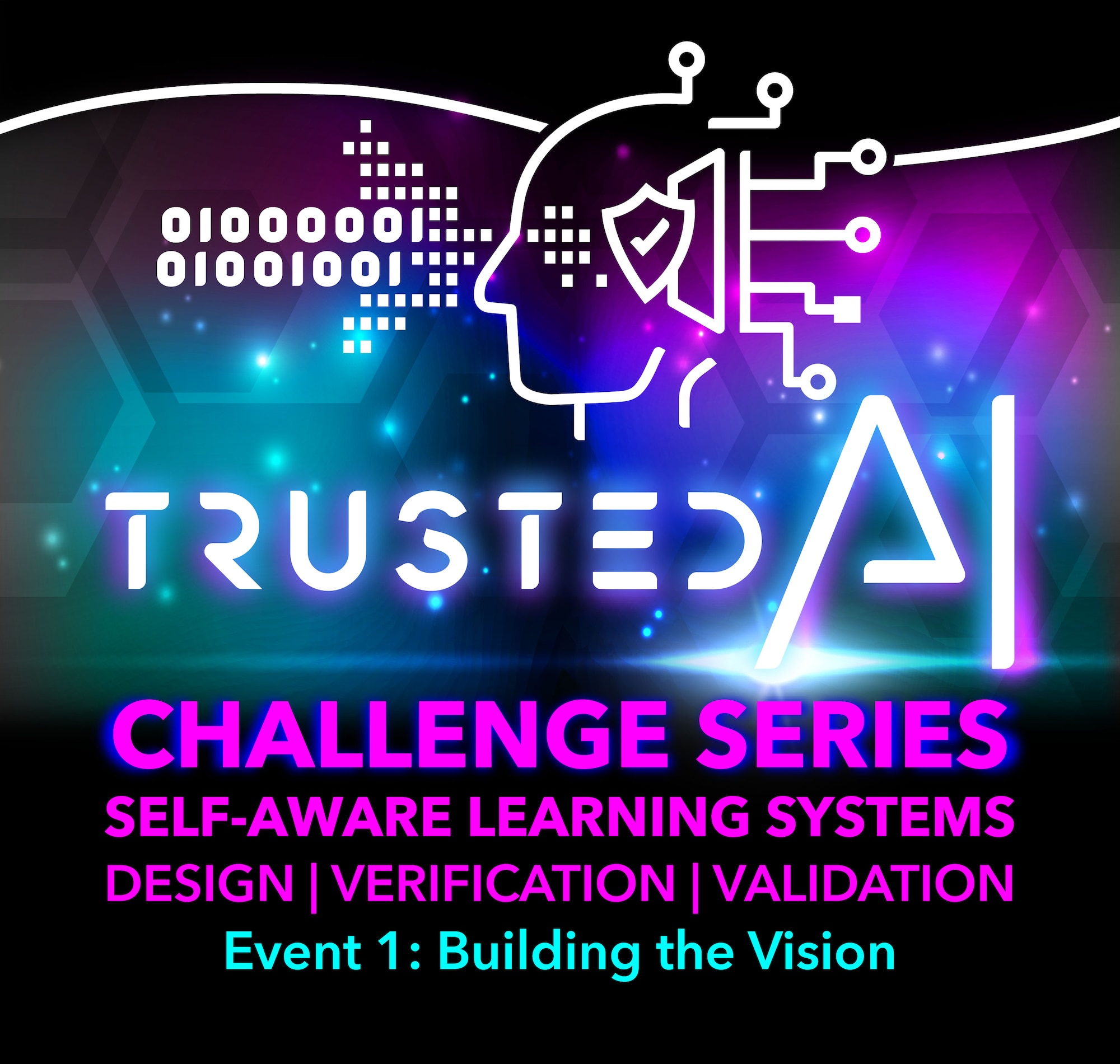 The Air Force Research Laboratory Information Directorate is teaming up with academia, industry and government agencies to ensure the trustworthiness of future Artificial Intelligence (AI) systems. Innovare Advancement Center, in partnership with AFRL, The State University of New York (SUNY), and supported by NYSTEC, Griffiss Institute (GI), National Security Innovation Network (NSIN), The Research Foundation for SUNY, and the Innovation Collective, will host a challenge series to “Build the Vision - Formalize Challenges - Advance the Art” of next generation AI systems. (Courtesy Graphic)