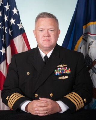 Captain Andrew J. Gillespy, USN
Commanding Officer, Supervisor of Shipbuilding, Conversion & Repair, Groton