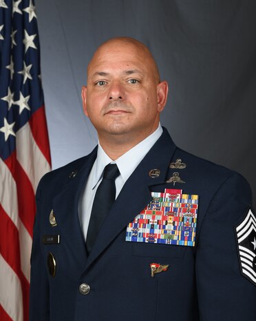 Chief Master Sgt. Jason Colon, 628th Air Base Wing. (U.S. Air Force photo by Airman 1st Class Sara Jenkins)