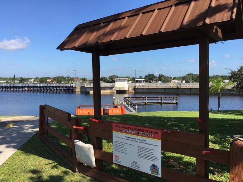 New W.P. Franklin South Life Jacket Loaner Station