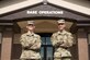 U.S. Air Force 2nd Lt. Trevor Wolfe and 1st Lt. Jose Colon-Franco, 305 th Operations Support Squadron Airfield Operations officers, pose for a photo at Joint Base McGuire-Dix-Lakehurst, N.J. on Oct. 2, 2020. The primary mission of airfield operations officers is to manage, standardize, and integrate the different agencies that operate on the airfield. (U.S. Air Force photo by Airman 1st Class Joseph Morales)
