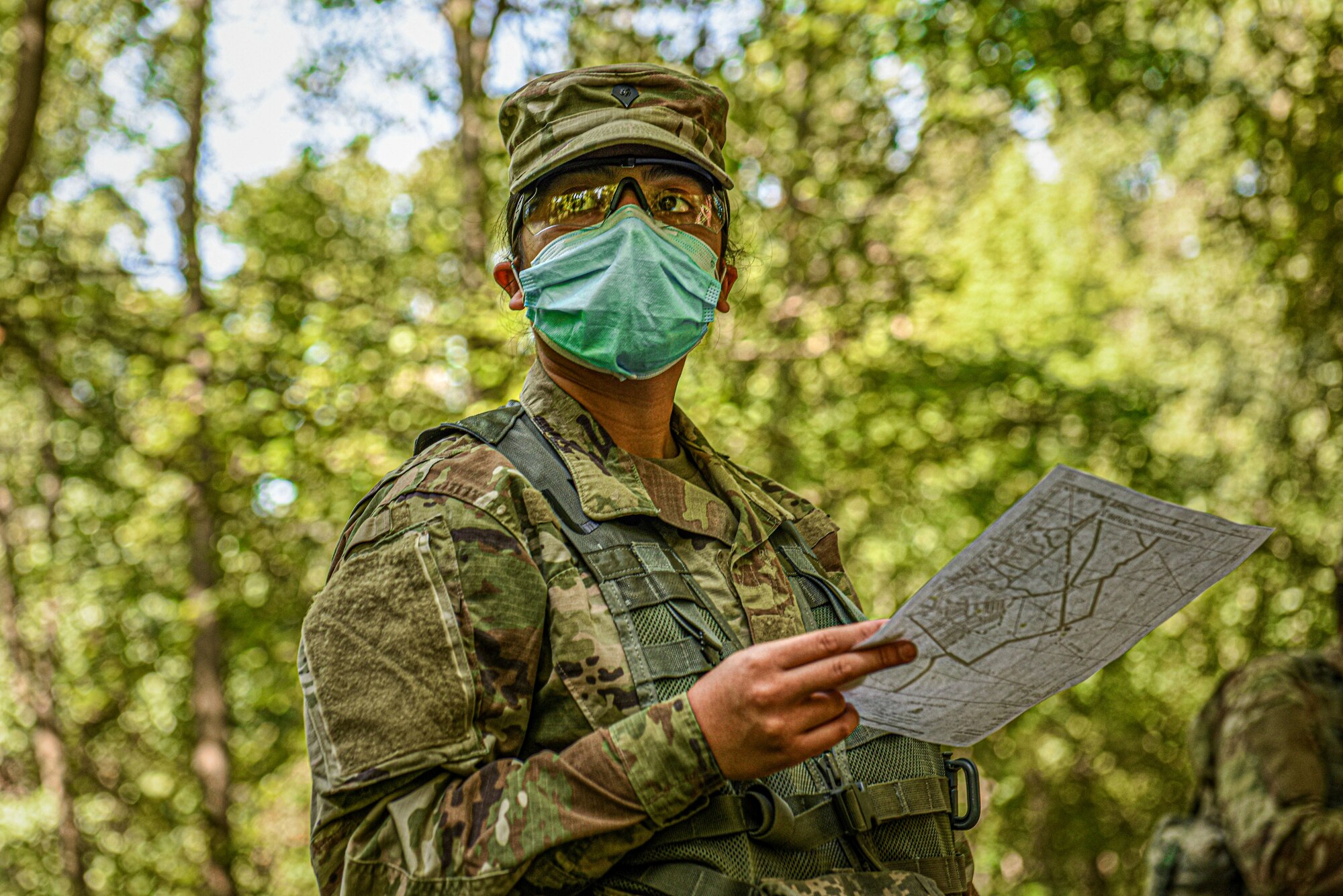 Soldiers assigned to the 250th BSB utilize Army Support Activity, Dix ranges in order to remain qualified in land navigation.
