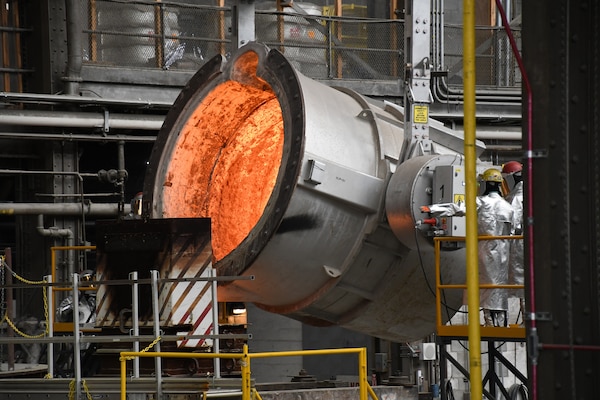 Naval Foundry And Propeller Center Makes Historic First Casting For Columbia Class Submarines Naval Sea Systems Command Saved News Module