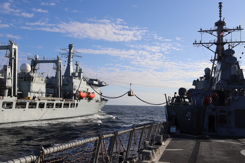 USS The Sullivans (DDG 68) in the North Sea during Exercise Joint Warrior 20-2