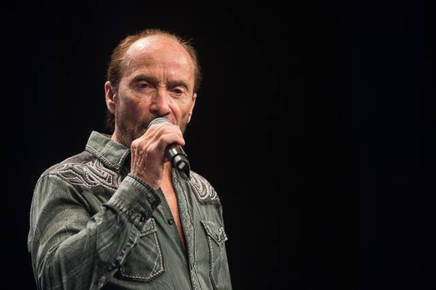 Country music performer Lee Greenwood in 2016.