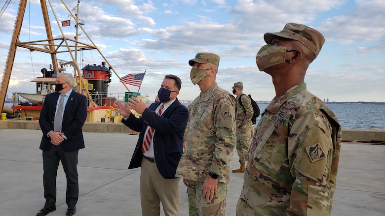 Lt. Gen. Scott A. Spellmon, Chief of Engineers, visited New York District October 5-6 and observed the District’s civil works projects and facilities.