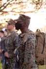 U.S. Marines with II Marine Expeditionary Force on Camp Lejeune, N.C., prepare for departure to Marine Expeditionary Force Exercise 21.1 taking place on Fort A.P. Hill, Va., Oct. 9, 2020. MEFEX 21.1 is a MEF level exercise consisting of approximately 1,200 Marines and sailors across the eastern United States. The exercise is structured to simulate a deployed environment, reinforce command and control, and maintain the warfighting ability of II MEF to train, fight, and win in every clime and place. (U.S. Marine Corps photo by Sgt. Austyn Saylor)